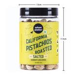 Urban Platter Roasted Salted California Pistachios, 200g [Lightly Salted | Premium California Pistachios In Shell | Rich in Fibre | Rich in Protein | Add to Fruit Salads, Oatmeals, Trail Mixes, Desserts, Baked Goods]