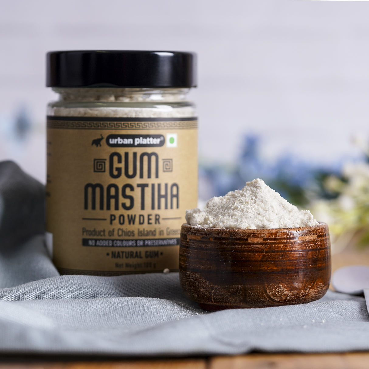 Urban Platter Gum Mastiha Powder, 100g (Powdered Mastic Gum / Mastiha of Chios Island from Greece | Pistacia Lentiscus | Aids in Digestion)