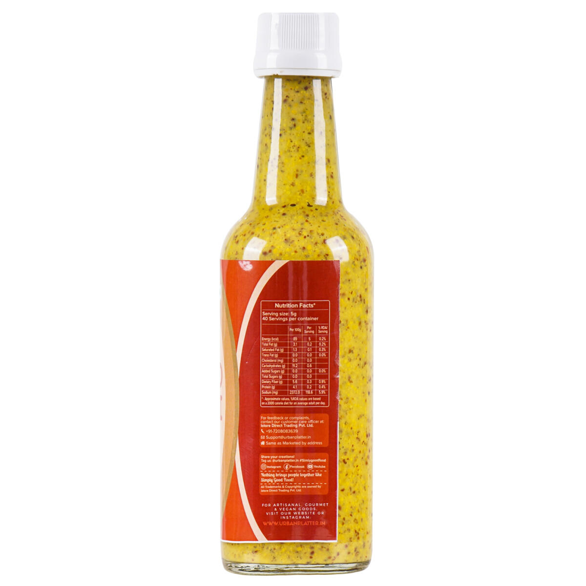 Urban Platter Bengal Mustard Kasundi Sauce, 200g