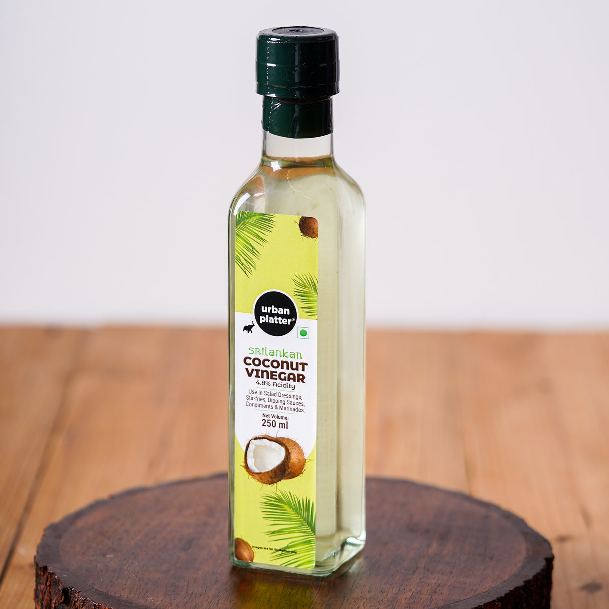 Urban Platter Srilankan Coconut Vinegar, 250ml (Use in Salad Dressings, Stir-fries, Dipping Sauces, Condiments & Marinades)