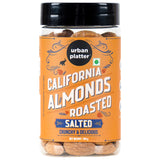 Urban Platter Roasted Salted California Almonds, 100g (Premium California Almonds seasoned with Pink salt, Rich in Fiber & Protein, Add to Fruit Salads, Oatmeal, Trail Mixes, Desserts, Ice creams, Baked Goods)