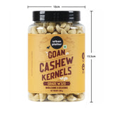 Urban Platter Goan Cashew Kernels (Grade W320), 500g (Rich in Protein, Source of Fiber, Crunchy & Delicious, Stored in Refrigeration for Long Lasting Freshness)