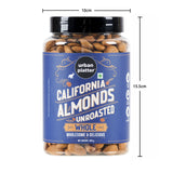 Urban Platter Raw California Almonds, 500g (Rich in Fibre | Rich in Protein)