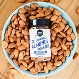 Urban Platter Roasted Unsalted California Almonds, 100g (Premium California Almonds , Rich in Fiber & Protein , Add to Fruit Salads , Oatmeal , Mueslis , Trail Mixes , Desserts , Ice creams, Baked Goods, Travel-friendly pack)