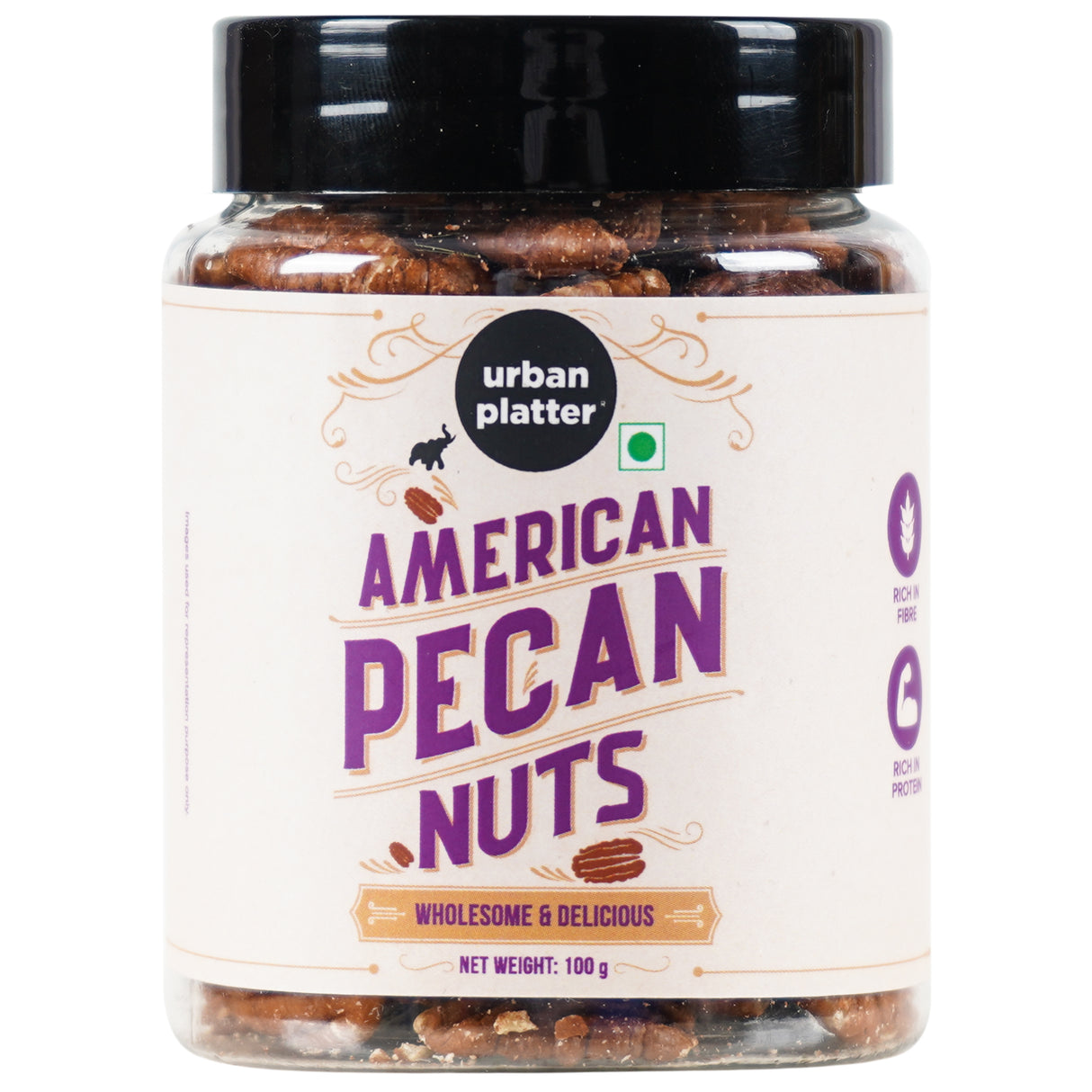 Urban Platter American Pecan Nuts, (Rich in Protein & Fiber, Crunchy ,Stored in Refrigeration for Long Lasting Freshness)