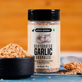 Urban Platter Dehydrated Garlic Granules Shaker Jar, 100g / 3.5oz [Versatile, Savoury, Great Flavour]