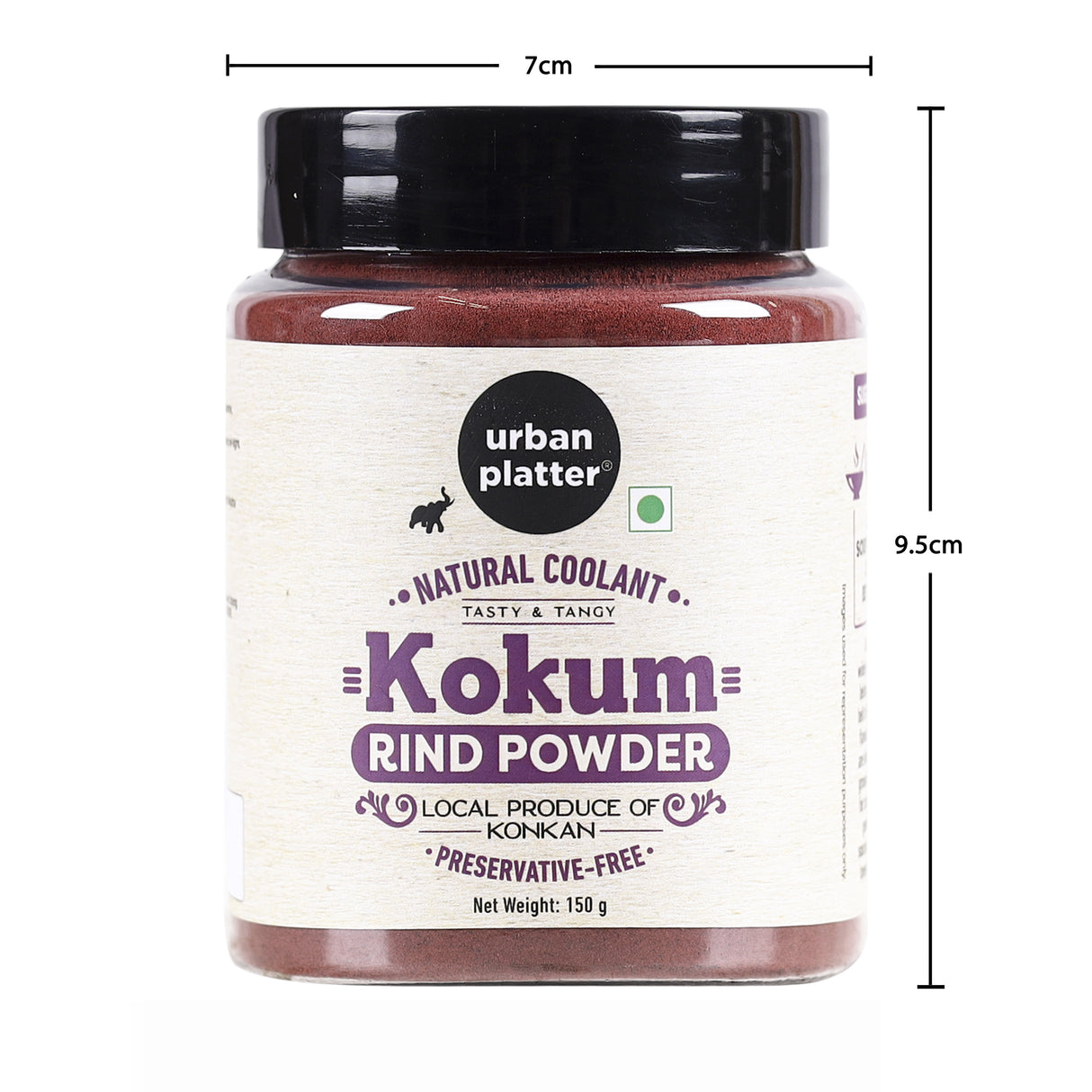 Urban Platter Kokum Rind Powder, 150g (Local Produce of Konkan, Natural Coolant, Tasty & Tangy, Preservatives-Free)