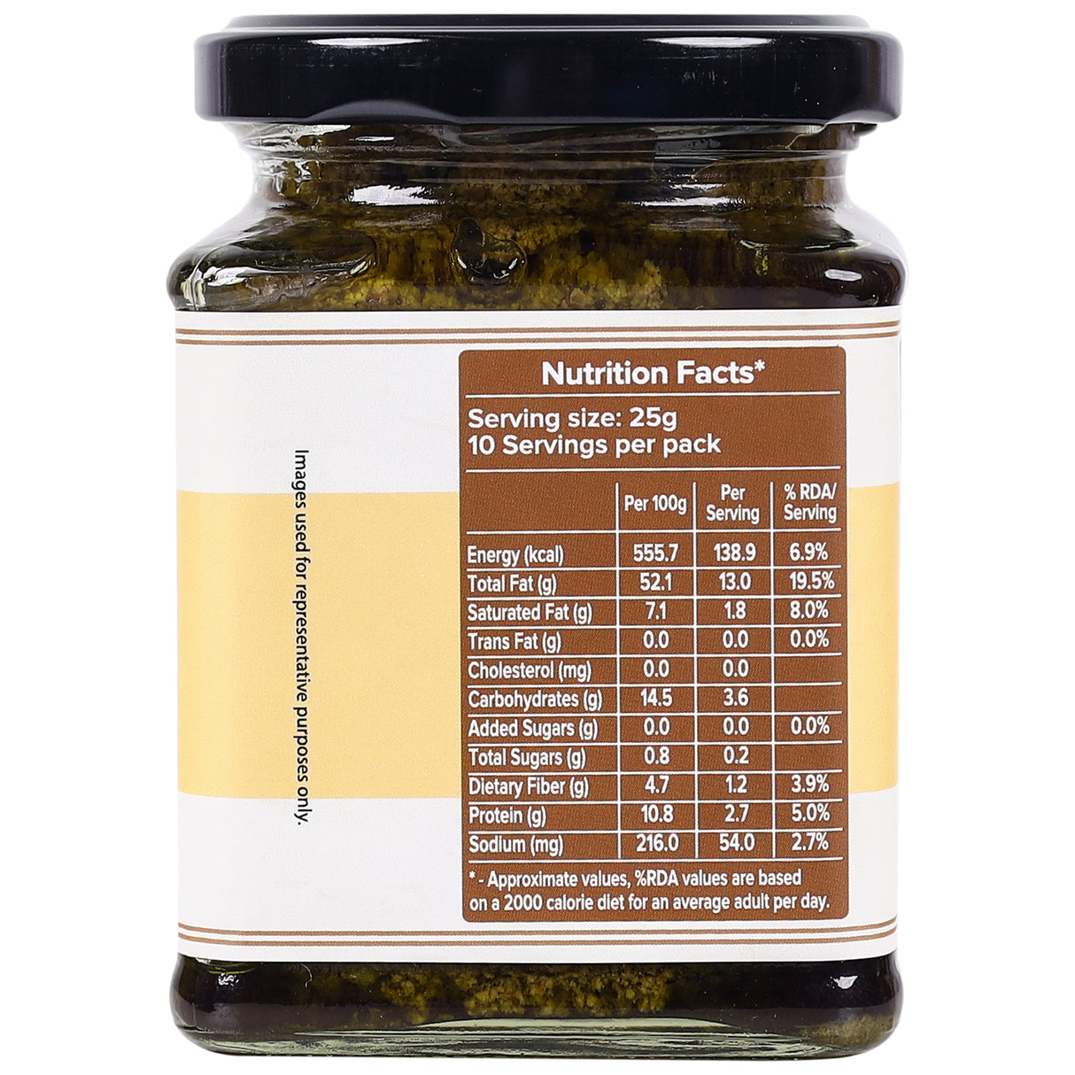 Urban Platter Classic Italian Style California Walnut and Basil Pesto, 250g (Chunky | Savoury| Burst of flavours | Perfectly Plant Based)