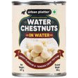 Urban Platter Water Chestnuts in Water, 567g (Drained Weight - 304g, Sweet, Tender, Ideal for Stir-Fries, Asian Dishes) - front pack