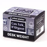 Urban Platter Desk Weight, 71g (3 in 1 Paper Weight, Heavy & Durable, Perfect for Office Desk, With Message for Efficient Management)