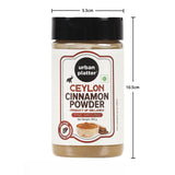 Urban Platter Ceylon Cinnamon Powder, 100g (Product of Sri Lanka, Fine Ground, Dalchini, Add it to baked goods, beverages, savoury foods, desserts)