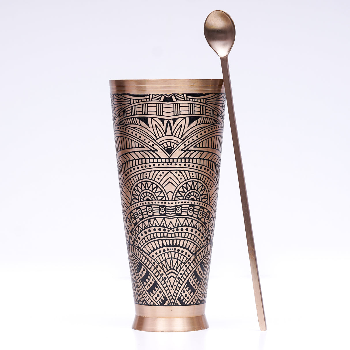 Urban Platter Pure Brass Cocktail/Bar Long Stirrer Spoon, 25cms