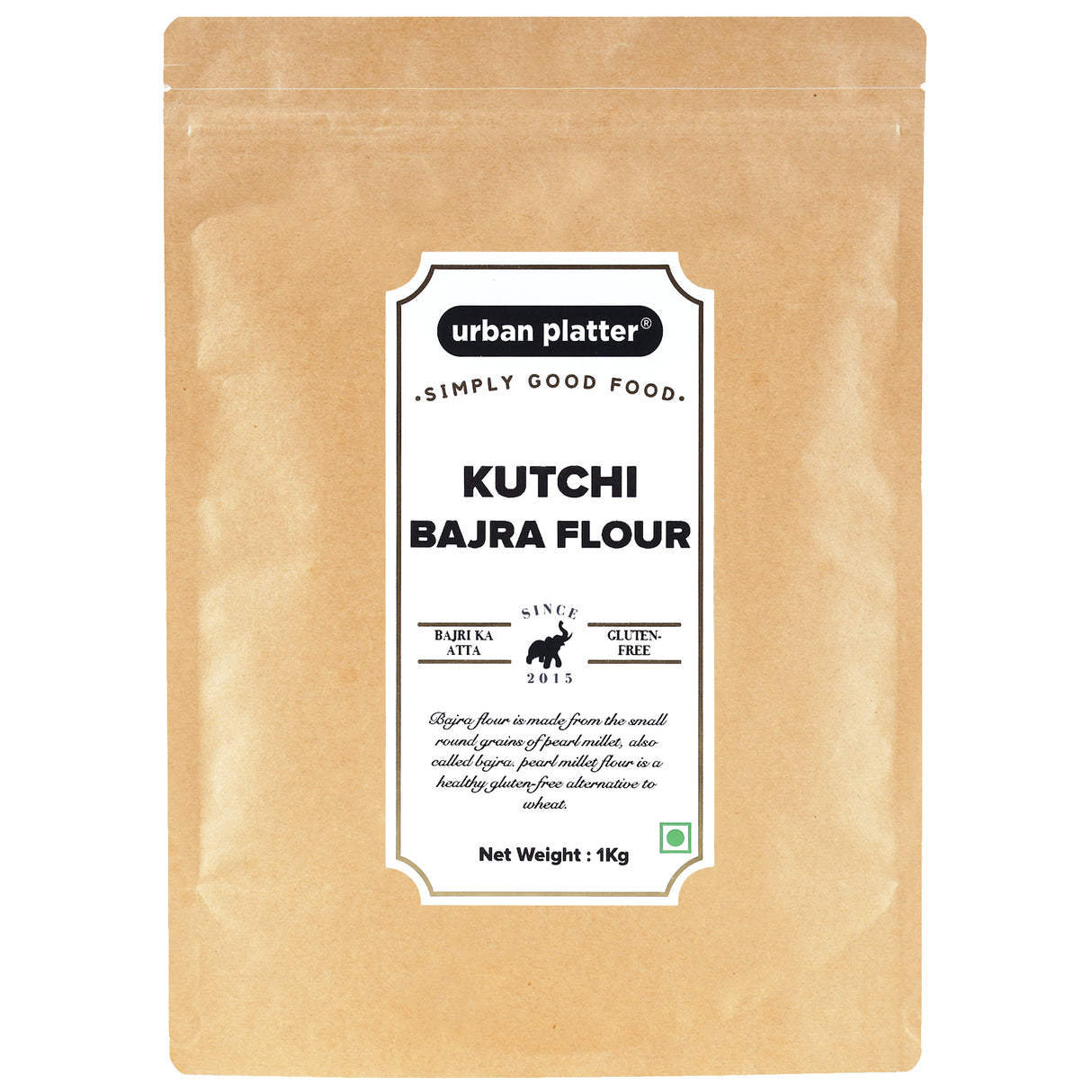 Urban Platter Bajra Flour, 1Kg / 35.2oz [Pearl Millet Flour]