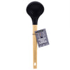 Silicone Soup Ladle/ Large Kitchen Utensil Spoon, Punch Bowl and Soup Pan Ladle (With Wooden Handle, Easy to Clean, Perfect for Non-stick Utensils, Heat-Resistant)