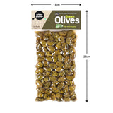 Urban Platter Chalkidiki Variety Green Olives With Wild Oregano, 500g / 17.6oz [Unpitted, Premium Quality, Produced in Greece]