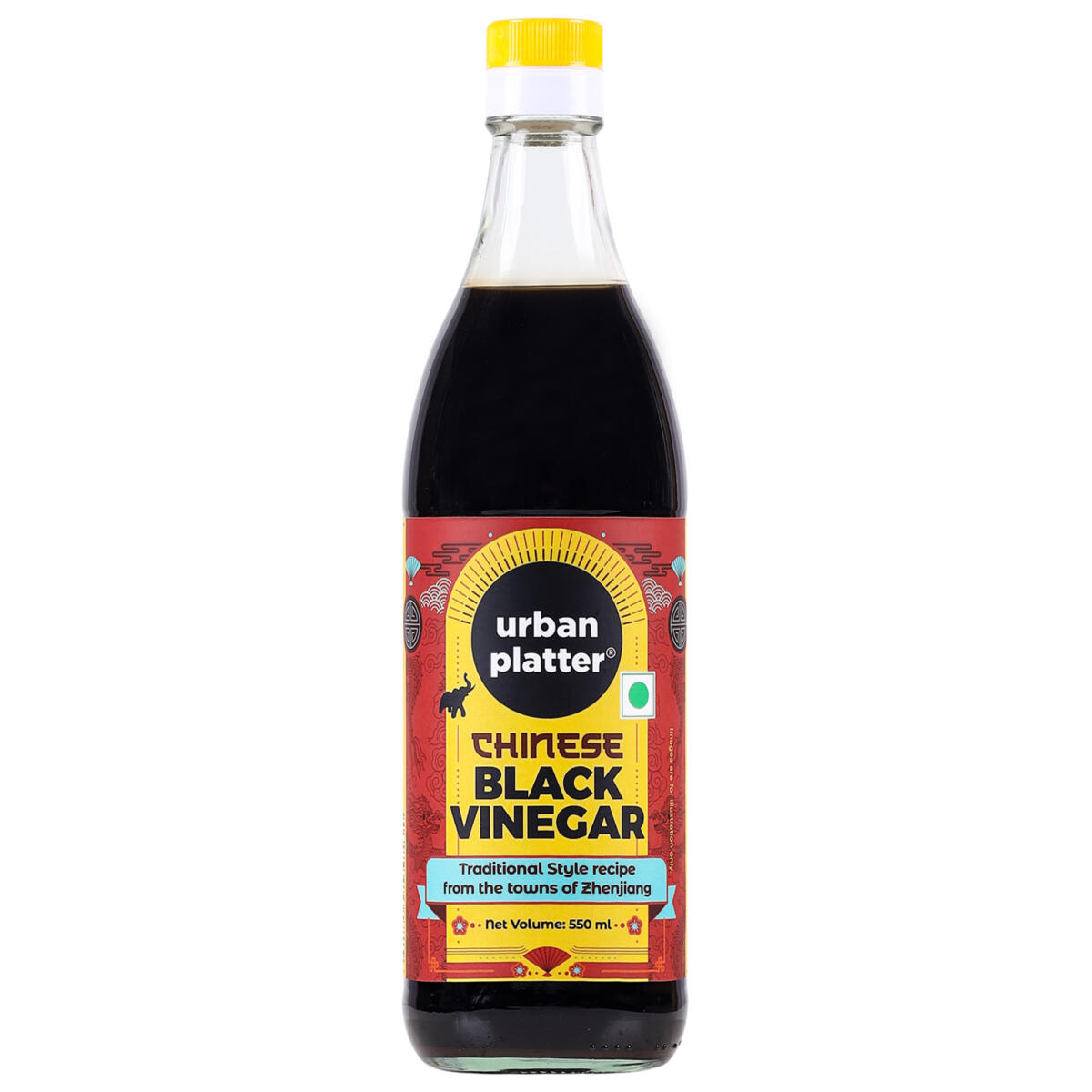 Urban Platter Chinese Black Chinkiang Vinegar, 550ml (Umami, Sweet, Sm