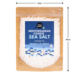 Urban Platter Mediterranean Coarse Sea Salt, 1Kg [Product of Greece, Sun-dried, Perfect for Seasoning & A Great Finishing Salt]