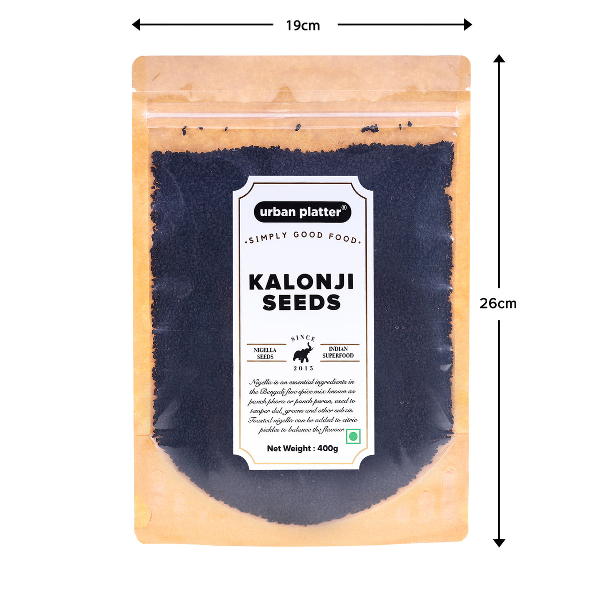 Urban Platter Nigella Seeds Kalonji, 400 g
