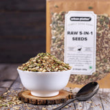 Urban Platter 5-in-1 Raw Seeds Mix [Raw Sunflower Seeds, Pumpkin Seeds, Flax Seeds, Sesame Seeds, Watermelon Seeds], 400g