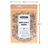 Urban Platter 5-in-1 Raw Seeds Mix [Raw Sunflower Seeds, Pumpkin Seeds, Flax Seeds, Sesame Seeds, Watermelon Seeds], 400g