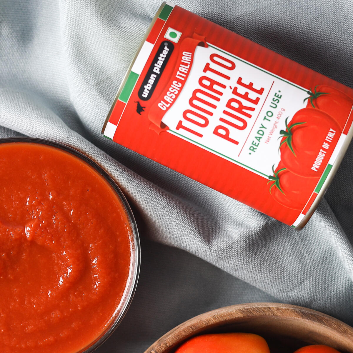 Urban Platter Classic Italian Tomato Puree, 400g [Product of Italy, Ideal for Pizza and Pasta]