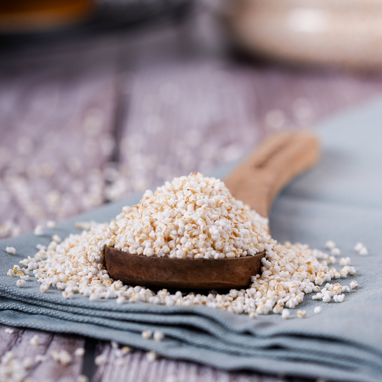 Puffed Amaranth, 350g (Rajgira, High in Protein & Fibre, Healthy Puffed Snack, Gluten-free)