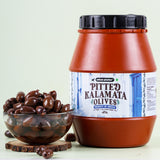 Urban Platter Pitted Kalamata Olives, 3.3kgs (Drained Weight, 2Kgs) [Product of Greece, Wonderful Wholesome Snack]