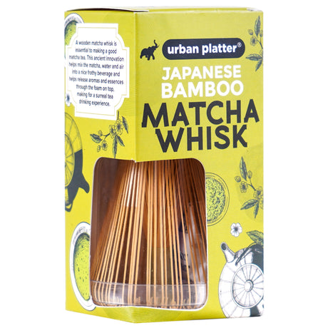 Urban Platter Handmade Bamboo Matcha Whisk/ Chasen - Whisk Your Way to Deliciously Smooth Matcha