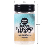 Urban Platter Graded Tuticorin Sea Salt Crystals Shaker Jar, 200g / 7oz [Premium Quality Finishing Salt]