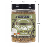 Urban Platter Classic South Indian Flaxseed Podi Chutney Powder, 250g (Ready to use, Just add ghee or oil)