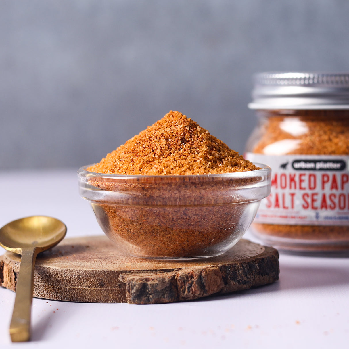 Urban Platter Smoked Paprika Salt Seasoning, 250g (Product of Greece, Greek Sea Salt, Naturally Cold Smoked, Season Vegetables)