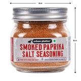 Urban Platter Smoked Paprika Salt Seasoning, (Product of Greece, Made from Greek Sea Salt, Naturally Cold Smoked, Season Vegetables)
