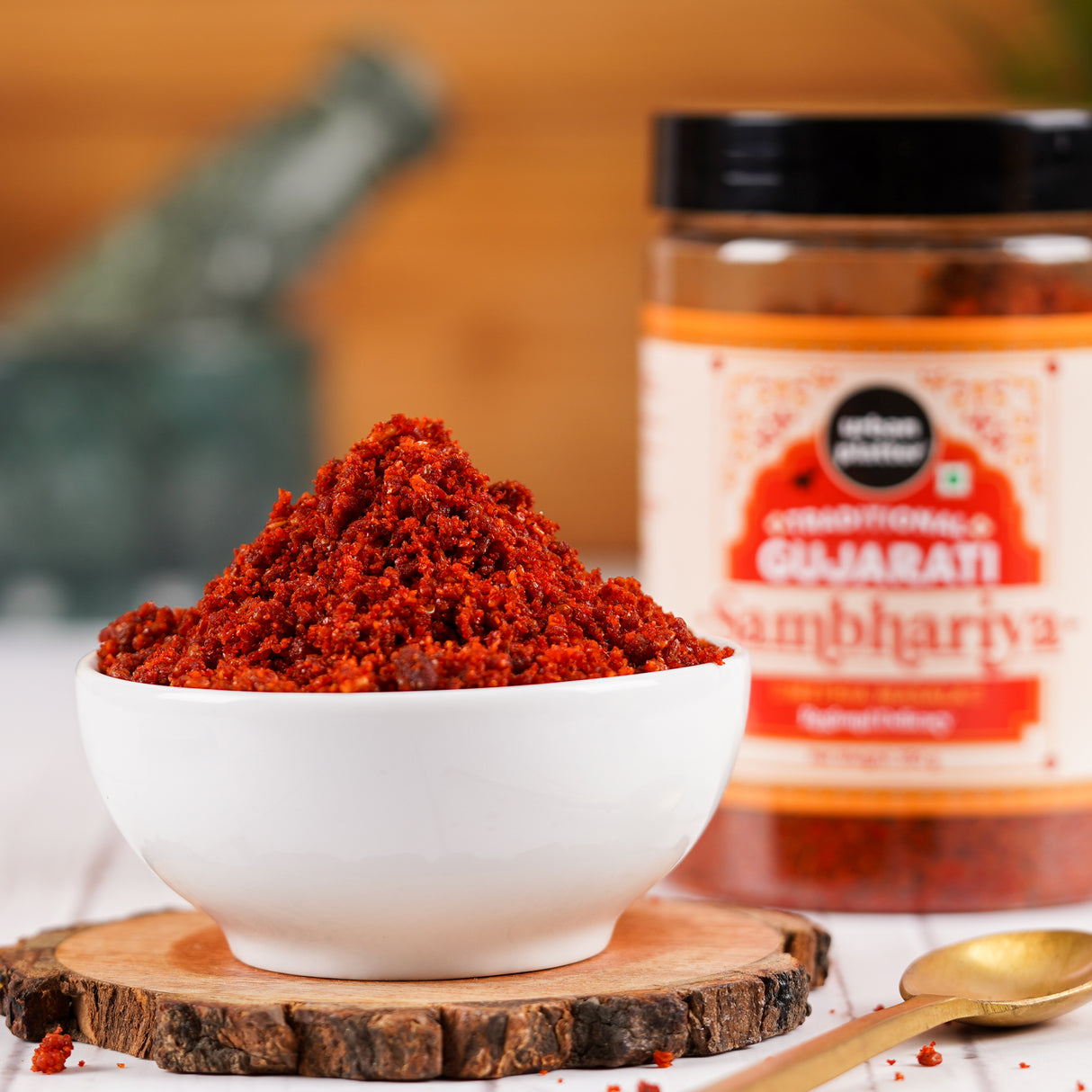 Urban Platter Traditional Gujarati Sambhariya Methia Masala, 250g