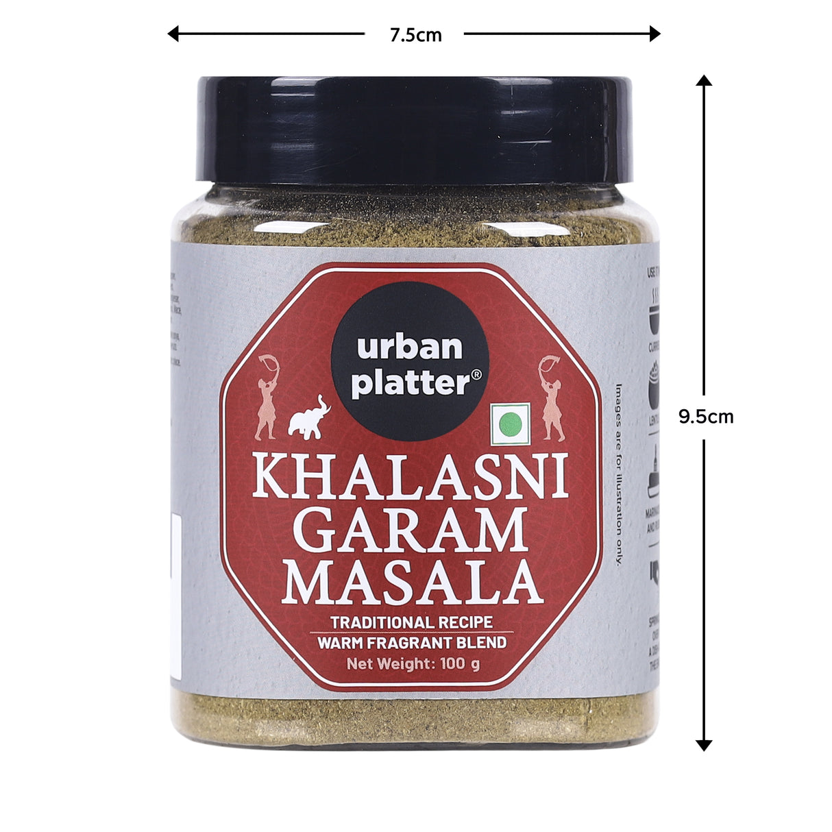 Urban Platter Khalasni Garam Masala, 100g (Maharashtrian Masala | Use it in Curries, Lentils, Marinades, Rubs)