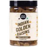 Urban Platter Indian Golden Raisins, 250g (Garnish or Add to Fruit Salads, Oatmeals, Mueslis, Trail Mixes, Ice creams, Baked Goods, Kheer & Ladoos)