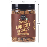 Urban Platter Sweet Apricot Kernels, 200g (Rich in Protein & Fiber, Add to Fruit Salads, Oatmeal, Trail Mixes, Desserts, Baked Goods, Crunchy & Delicious)