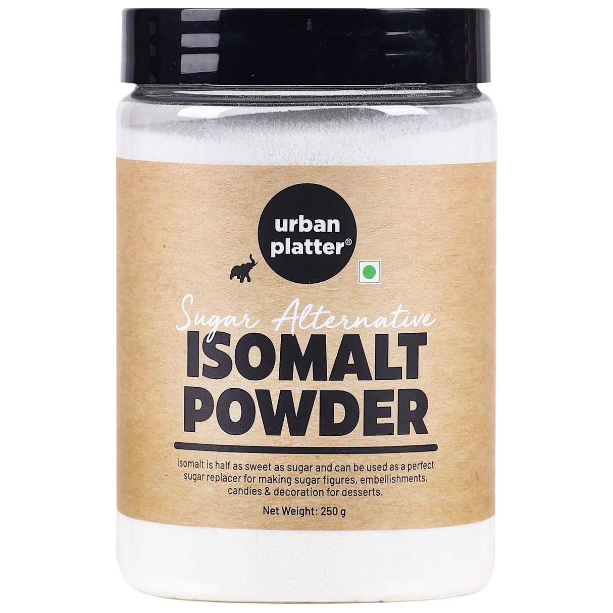 Urban Platter Isomalt Powder, 250g  (Alternative Sweetener, Sugar Replacer, Baking-Friendly Polyol)