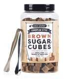 Urban Platter European Style Brown Sugar Cubes, 700g / 25oz [Half Teaspoon Sized Cubes, Rough Cut, Approx 200 Cubes]