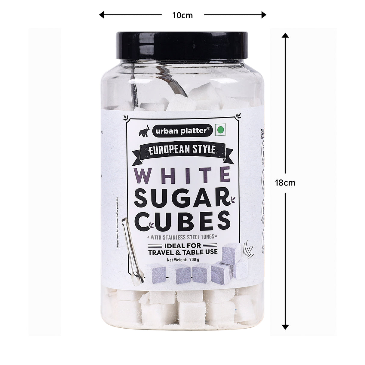 Urban Platter European Style White Sugar Cubes, 700g
