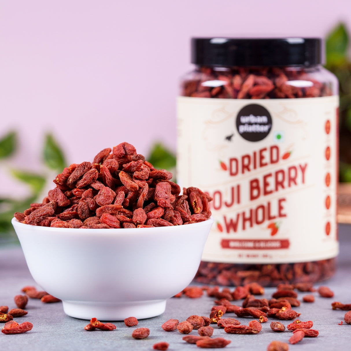 Urban Platter Goji Berries, 500g (Antioxidant-Rich Superfood | Naturally Sweet & Chewy | Great for Snacking, Smoothies & Baking)