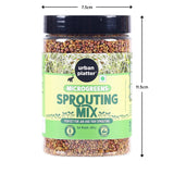 Urban Platter Microgreens Sprouting Mix, 400g / 14oz [Clover, Radish, Fenugreek & Alfalfa Seeds Mix]