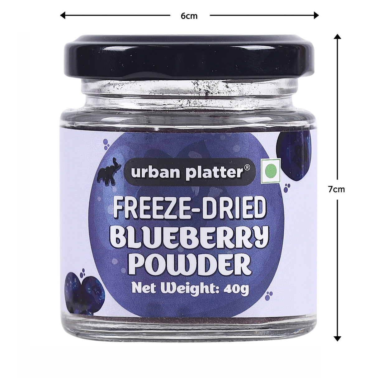 Urban Platter Freeze Dried Blueberry Powder, 40g