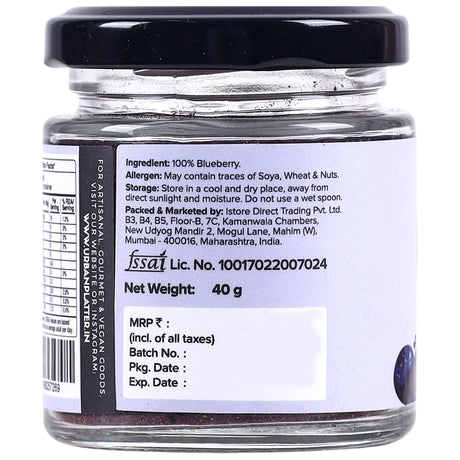Freeze Dried Blueberry Powder, 40g