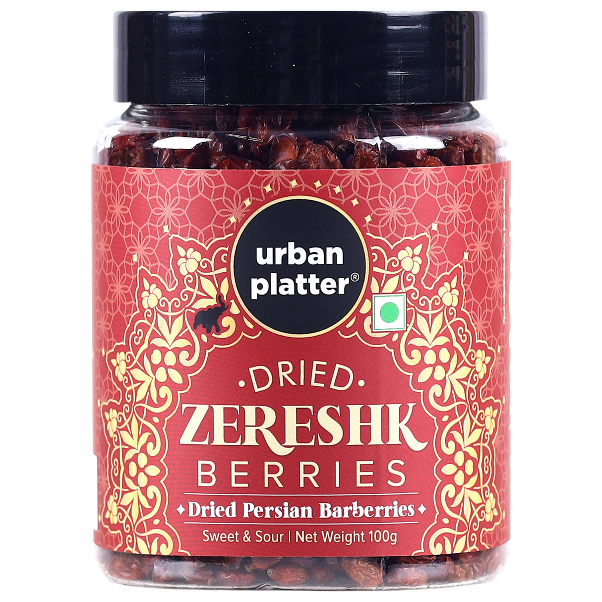 Urban Platter Dried Persian Zereshk Berries, 100g (Tart and Rich Barberries, Perfect for Berry Pulao, Parsi Dishes, Zarishk Polow, Rich in Vitamin C)