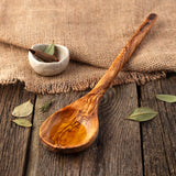 Urban Platter Olive Wood Spoon, 1 Unit (Product of Tunisia, Made from Olive Wood, Durable & Sturdy, Tunisian craftsmanship)