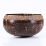 Urban Platter Textured Rim Coconut Bowl, 1 Unit (Made in Vietnam | Light Weight | Jumbo Size | Eco-friendly)
