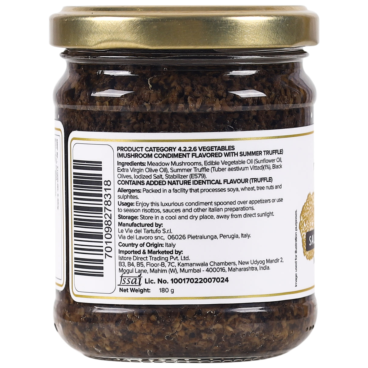 Urban Platter Truffle Salsa, 180g (Summer Truffle | Condiment | Eat with Nachos, risottos, pastas, appetizers)