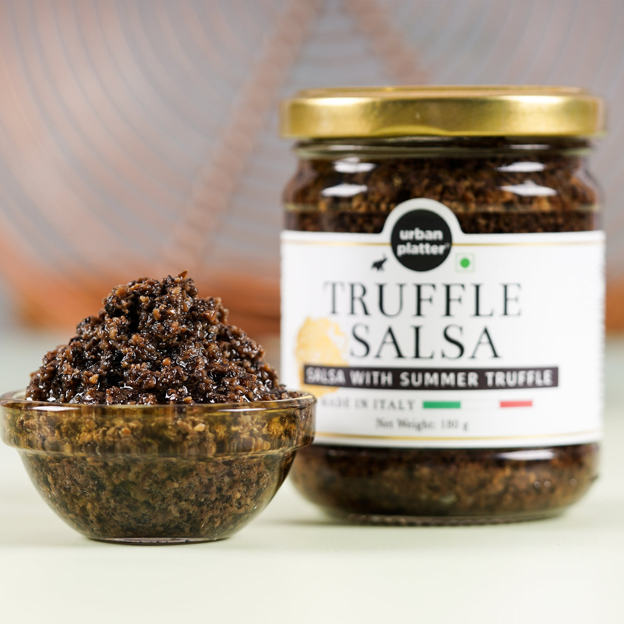 Urban Platter Truffle Salsa, 180g (Summer Truffle | Condiment | Eat with Nachos, risottos, pastas, appetizers)
