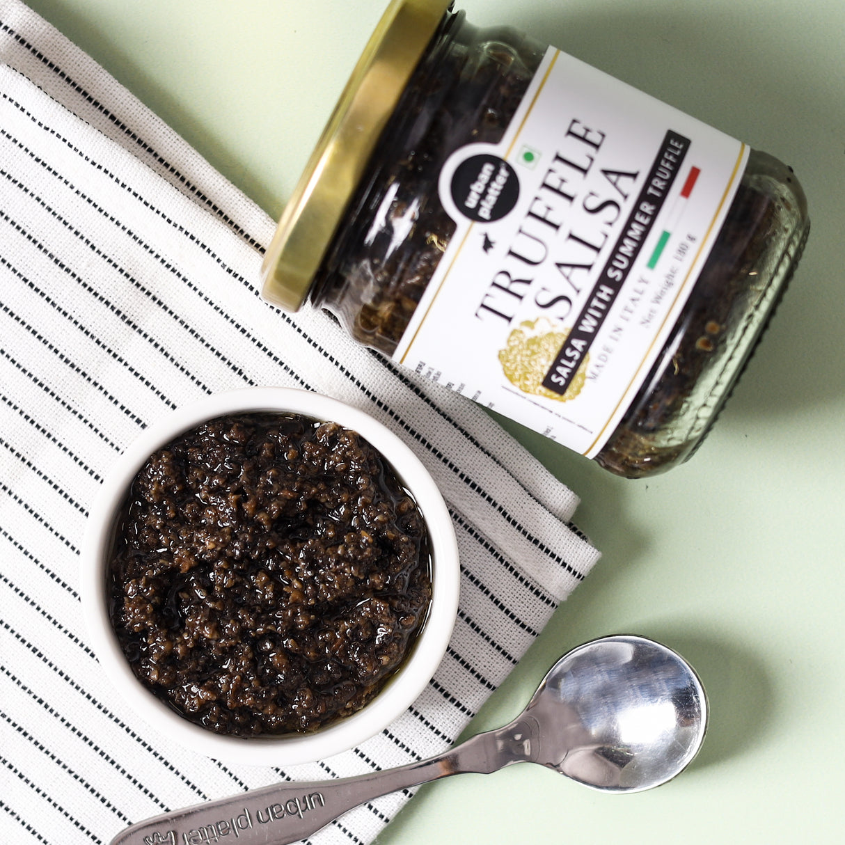 Urban Platter Truffle Salsa, 180g (Summer Truffle | Condiment | Eat with Nachos, risottos, pastas, appetizers)