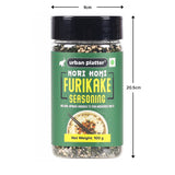 Urban Platter Nori Komi Furikake Seasoning, 100g (Japanese Style, Made with Ao Nori, Sesame Seeds, Pink Salt, Season rice balls, sprinkle on Japanese Appetizers and more)